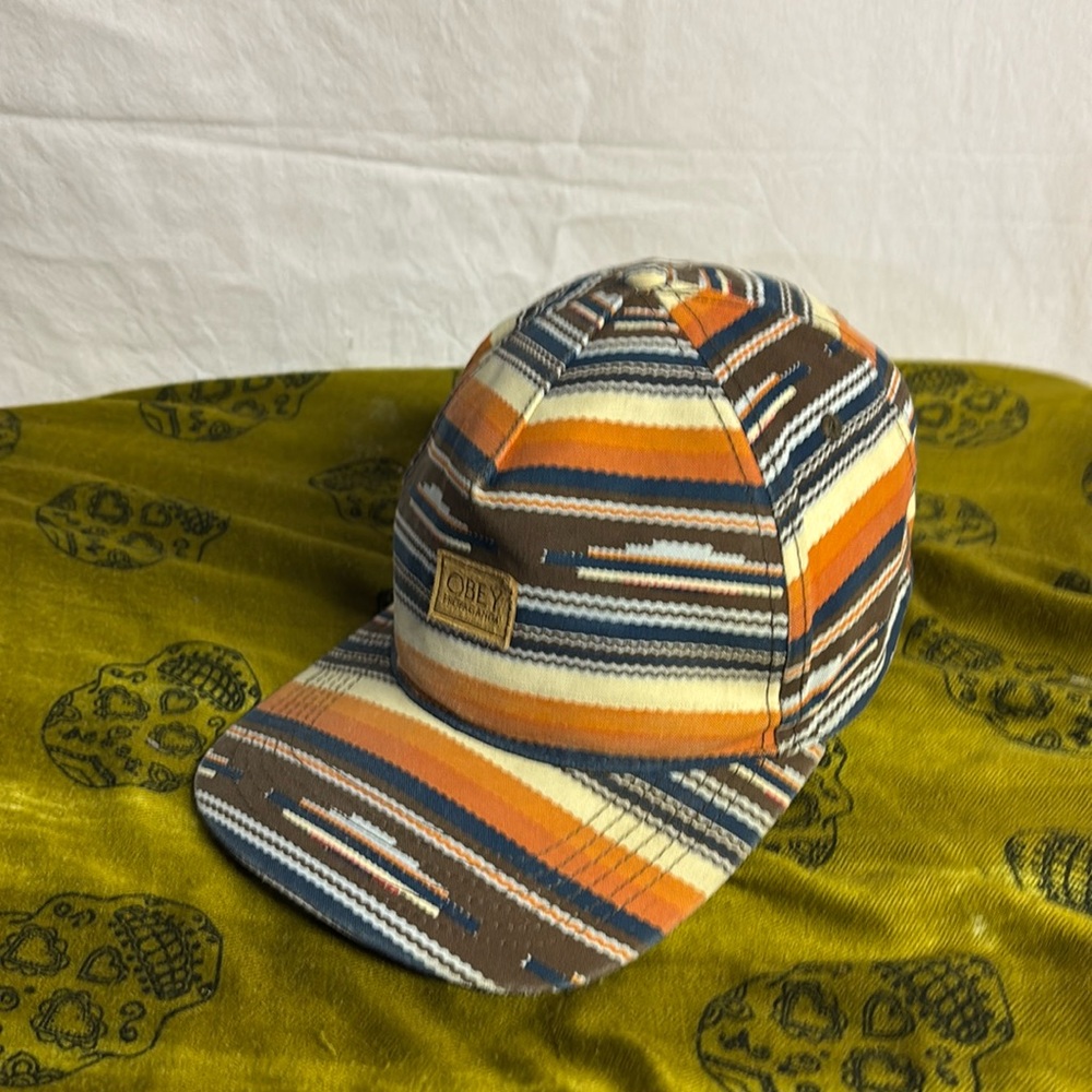 OBEY PROPAGANDA Men’s Aztec Pattern Strapback